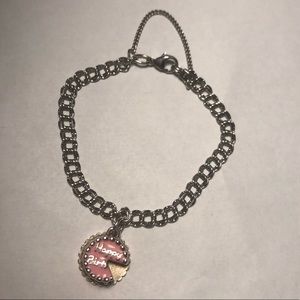 James Avery charm bracelet with birthday charm